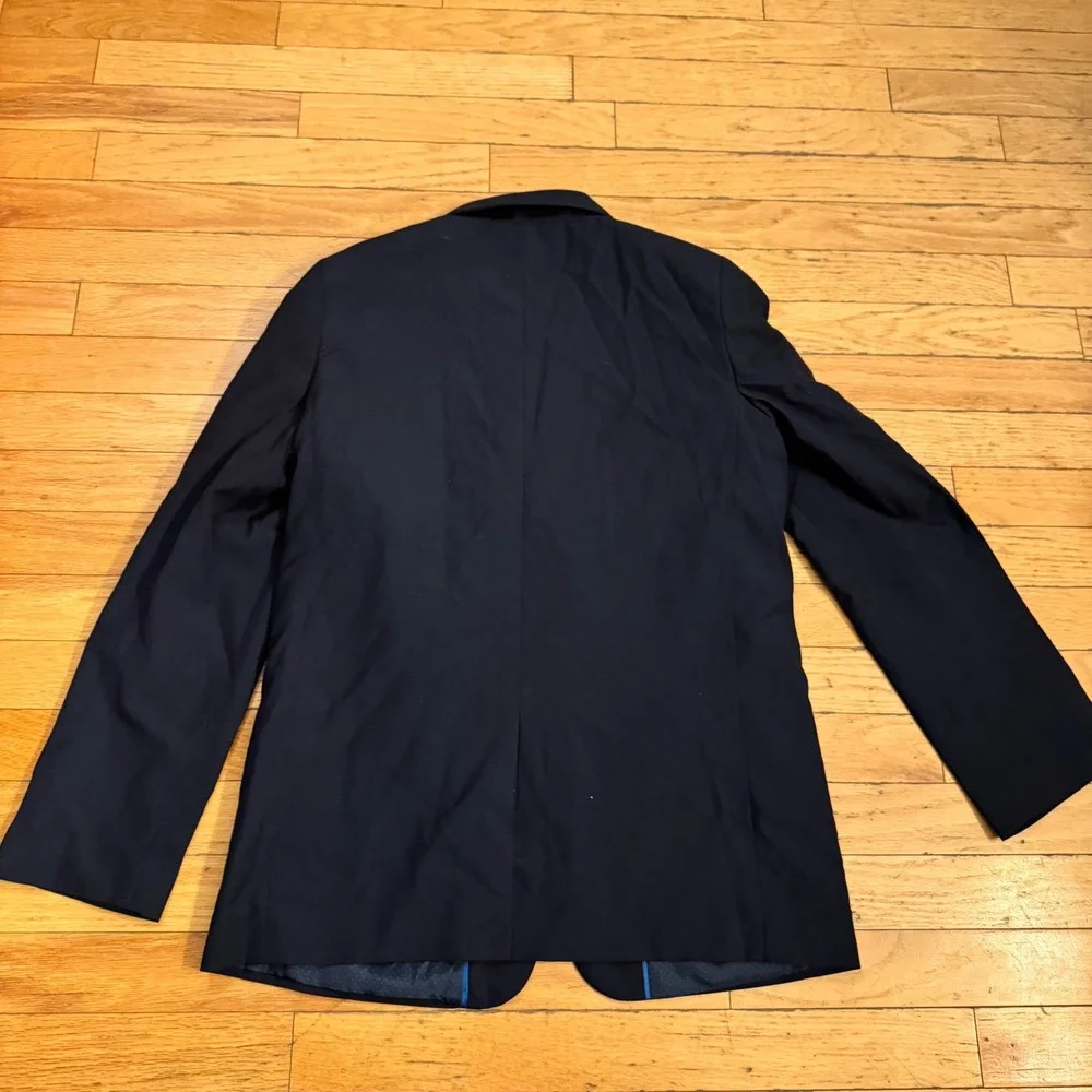 Cat & Jack Boys Navy Blue Blazer Suit‎ Jacket Size 14 Formal Wedding School